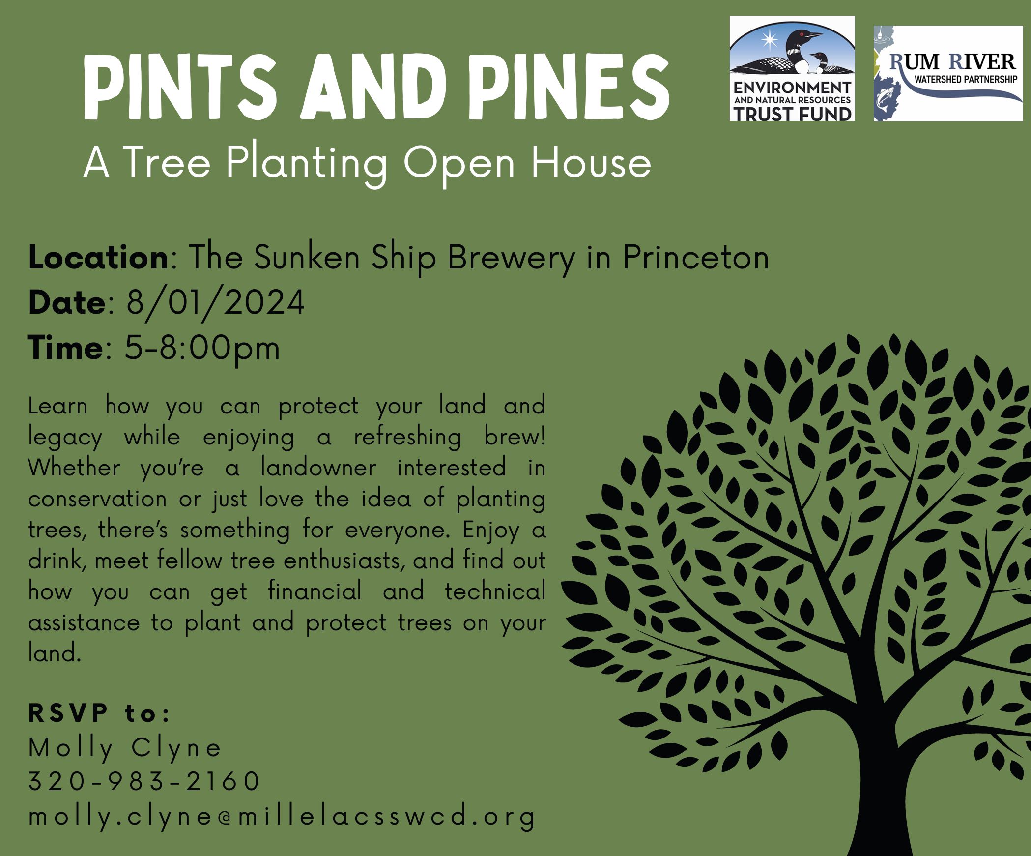 Pints and Pines Social Media Graphic